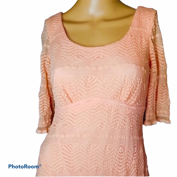 3/$10 Chris McLaughlin Dress 4 Empire Lace - Picture 4 of 9